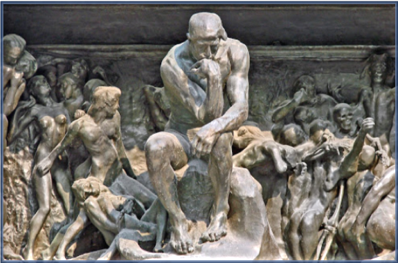 “The gate of HELL” 1890 (FRAGMENT). Rodin’s greatest work